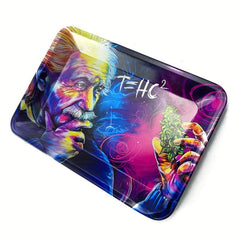 Pattern Metal Rolling Tray Wake Up Tray Home Decor