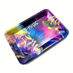 Pattern Metal Rolling Tray Wake Up Tray Home Decor