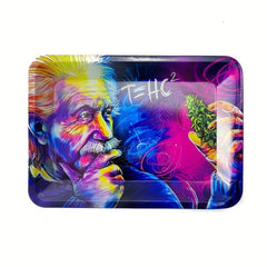 Pattern Metal Rolling Tray Wake Up Tray Home Decor
