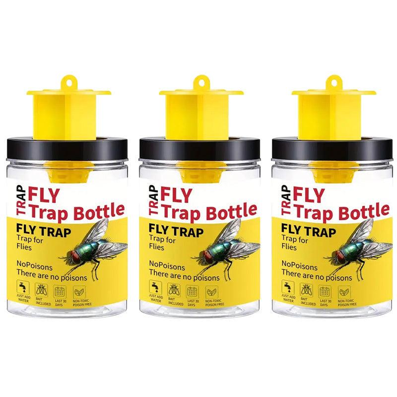 Reusable Outdoor Hanging Fly Trap Bottle with Bait Refill