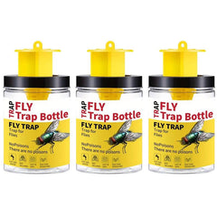 Reusable Outdoor Hanging Fly Trap Bottle with Bait Refill