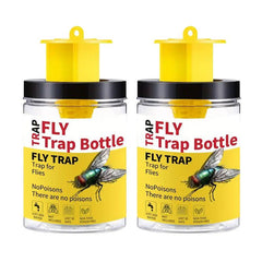 Reusable Outdoor Hanging Fly Trap Bottle with Bait Refill