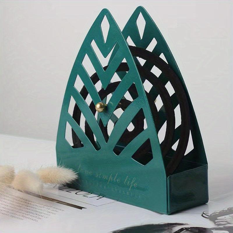 Mosquito Coil Rack Triangular Leaf Design