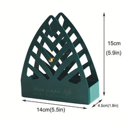 Mosquito Coil Rack Triangular Leaf Design