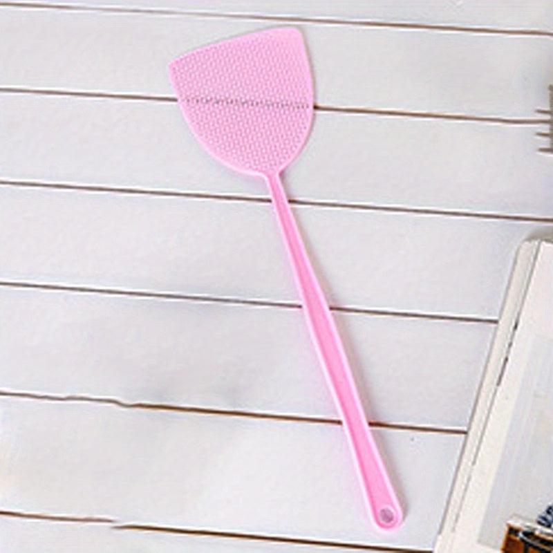 4pcs Durable Plastic Fly Swatter with Long Handle