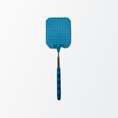 2pcs Retractable Fly Swatter Stainless Steel Telescopic Handle Indoor Outdoor