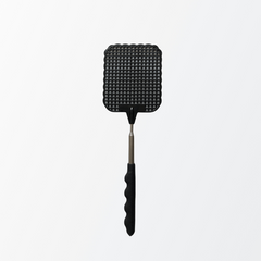 2pcs Retractable Fly Swatter Stainless Steel Telescopic Handle Indoor Outdoor