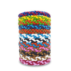 Mosquito Repellent Bracelet Leather Braided Wristband