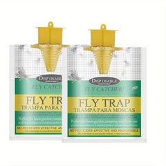 8pcs Fly Bag Swatter Trap Killer Catcher Cage Catch Flies