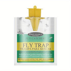 8pcs Fly Bag Swatter Trap Killer Catcher Cage Catch Flies