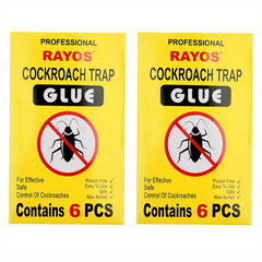 12 Pcs Cockroach Sticky Traps Pest Trap Boards