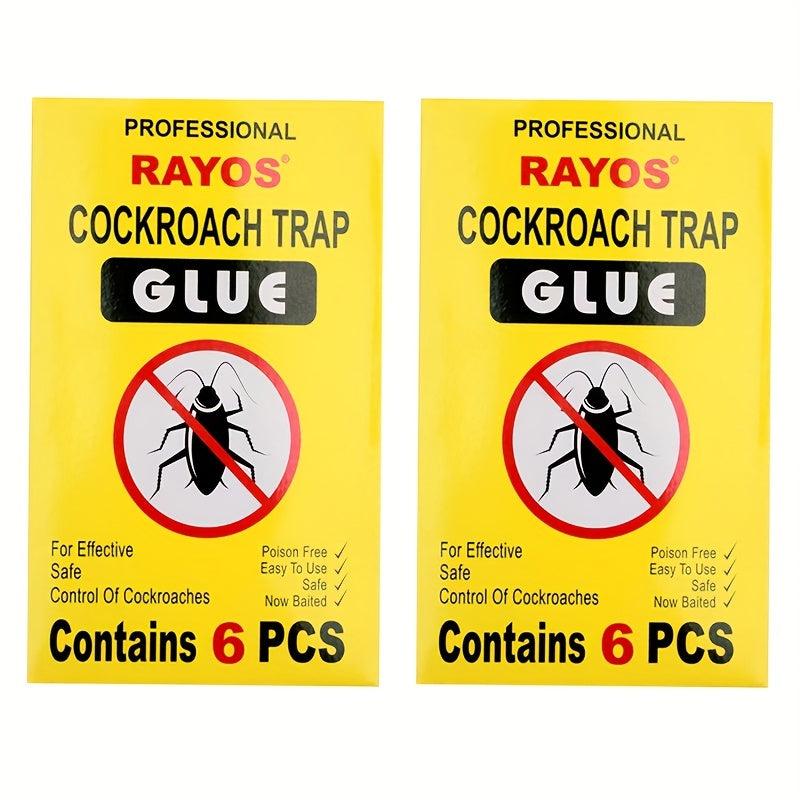 12 Pcs Cockroach Sticky Traps Pest Trap Boards