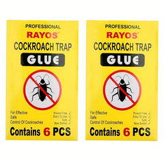 12 Pcs Cockroach Sticky Traps Pest Trap Boards