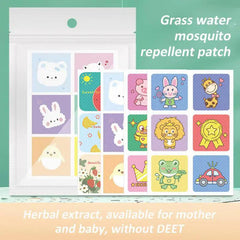 Anti-Mosquito Stickers 72pcs Natural Repellent Patch Breathable Non-Toxic