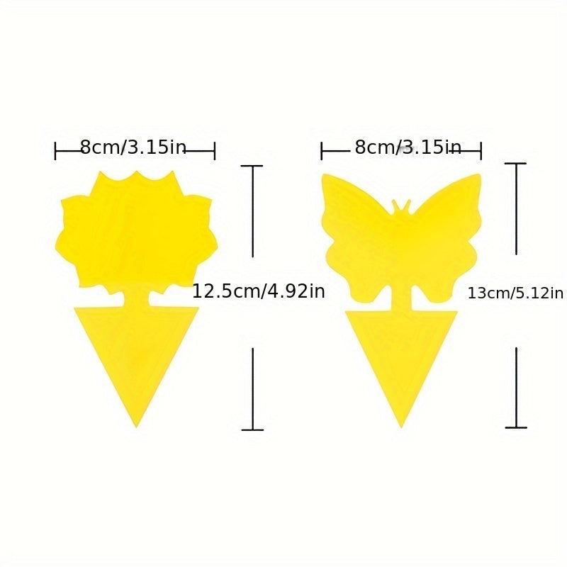 5pcs Sticky Fruit Fly Trap Gnat Yellow Sticky Bug Traps For Fly Pest Insect Trap
