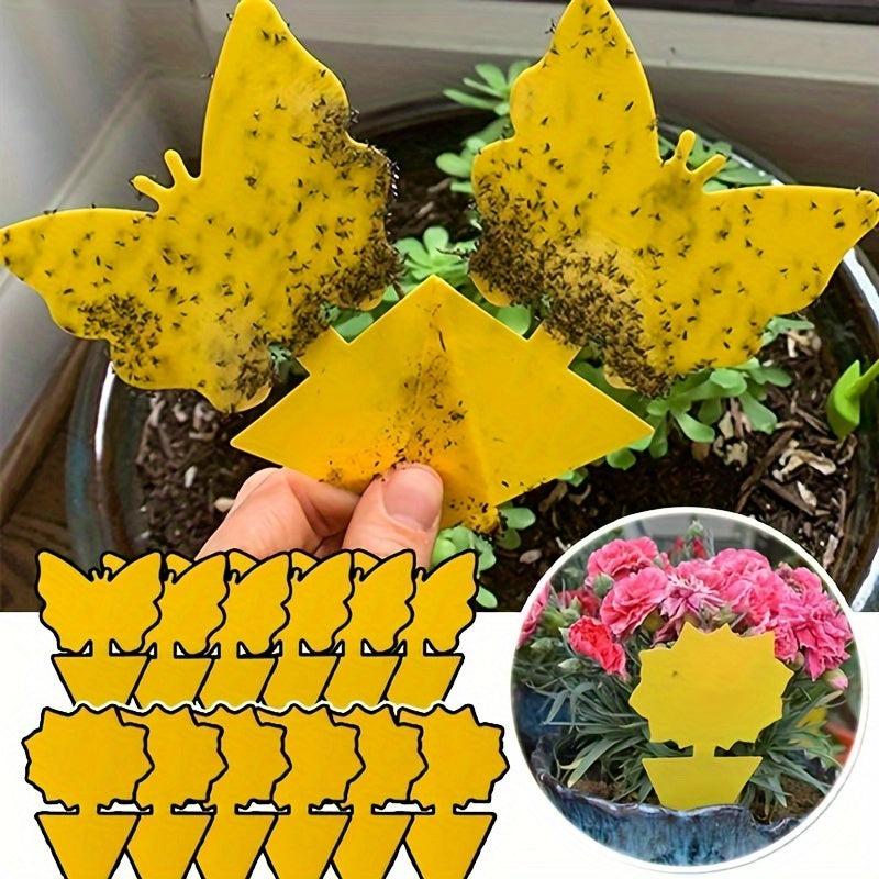 5pcs Sticky Fruit Fly Trap Gnat Yellow Sticky Bug Traps For Fly Pest Insect Trap