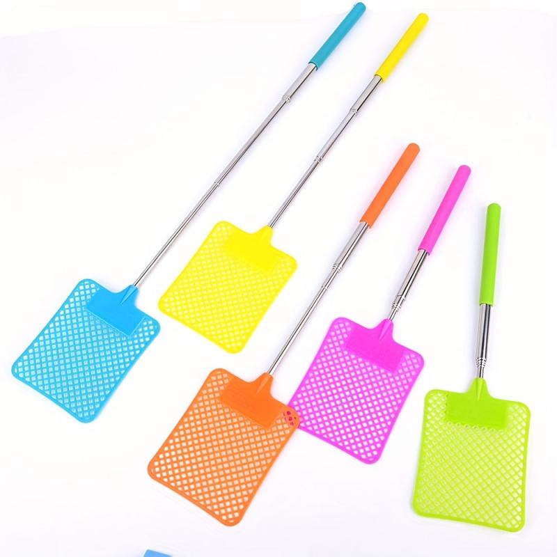 Creative Retractable Fly Swatter Durable Long Handle
