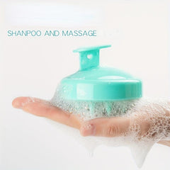 Silicone Head Massage Comb Scalp Cleaning Massage Brush