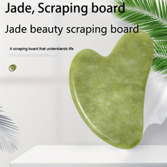 Jade Gua Sha Board Facial Massager Set