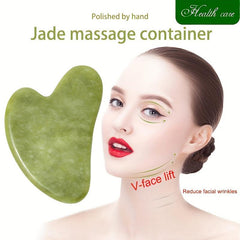 Jade Gua Sha Board Facial Massager Set