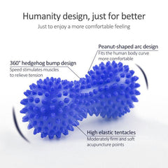 Spiky Peanut Foot Massager Ball Plantar Fasciitis Relief