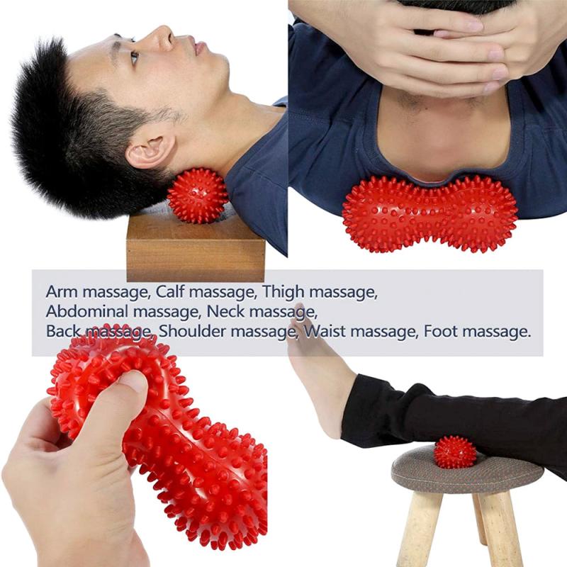 Spiky Peanut Foot Massager Ball Plantar Fasciitis Relief