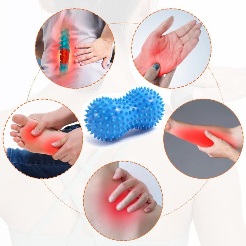 Spiky Peanut Foot Massager Ball Plantar Fasciitis Relief