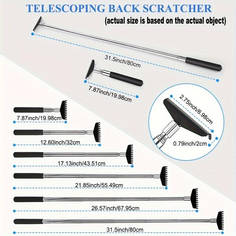 Portable Extendable Back Scratcher Metal Stainless Steel Telescoping Tool