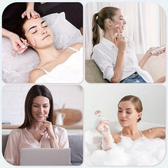 Pink Gua Sha Roller Scraping Board Beauty Set