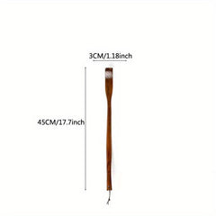 Portable Retractable Wooden Back Scratcher for Itchy Skin Relief