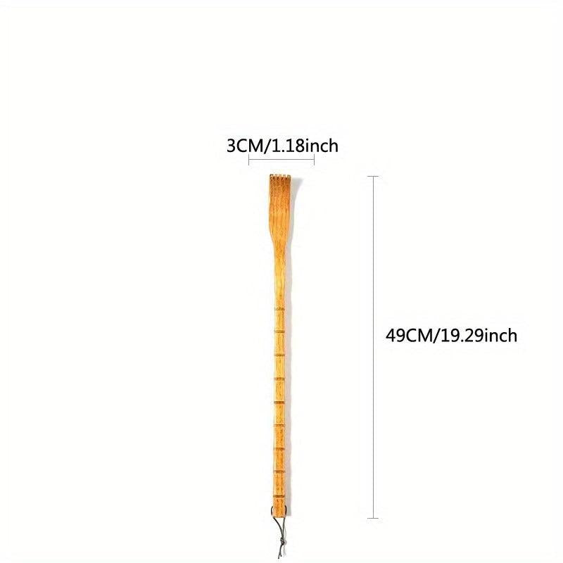 Portable Retractable Wooden Back Scratcher for Itchy Skin Relief