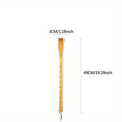 Portable Retractable Wooden Back Scratcher for Itchy Skin Relief