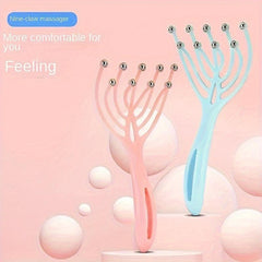 2pcs Scalp Massager 9 Claw Massage Hair Care Stress Relaxation SPA Home