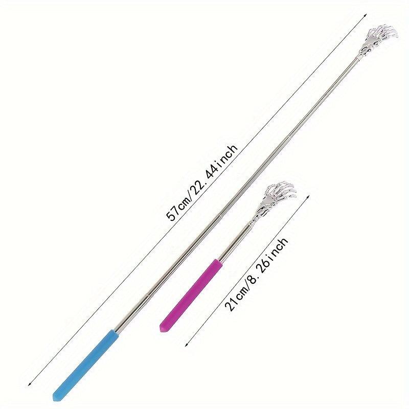 1pc Stainless Steel Telescopic Scratchy Massager