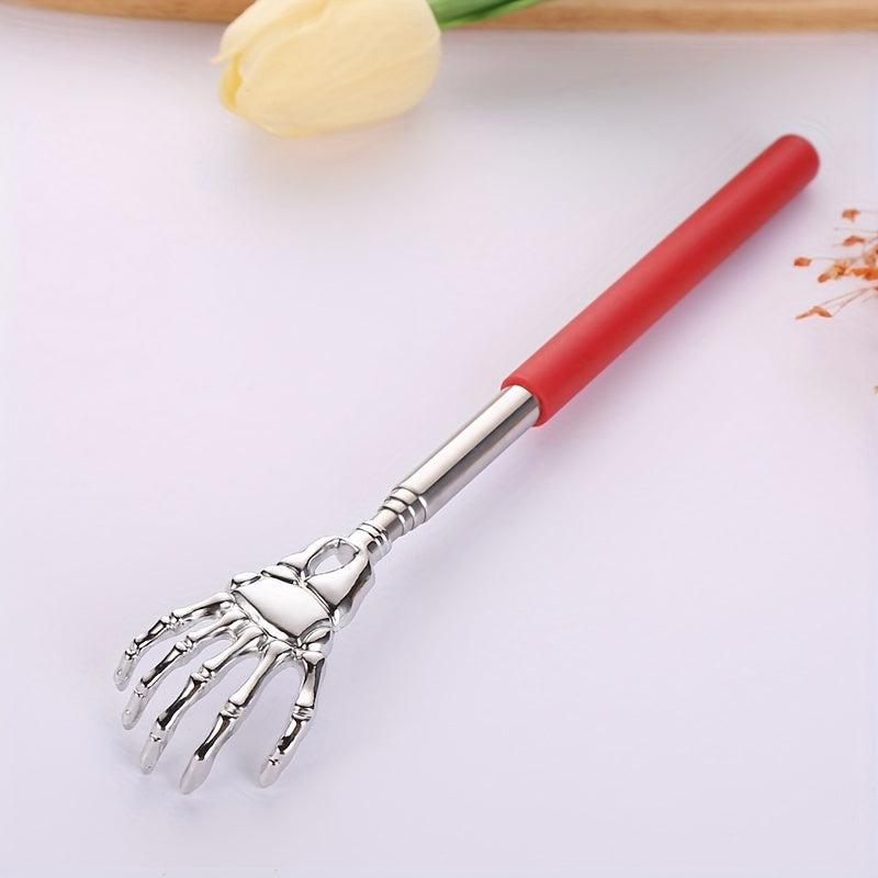 1pc Stainless Steel Telescopic Scratchy Massager