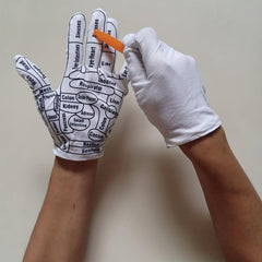 Acupress. Reflexology Gloves Hand Spa Tools Massage For Women And Men