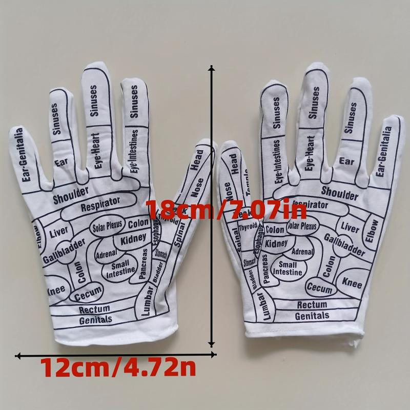 Acupress. Reflexology Gloves Hand Spa Tools Massage For Women And Men