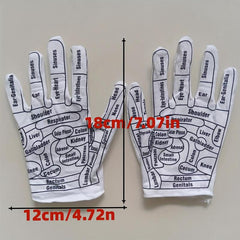 Acupress. Reflexology Gloves Hand Spa Tools Massage For Women And Men
