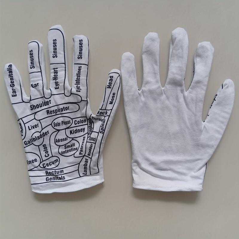 Acupress. Reflexology Gloves Hand Spa Tools Massage For Women And Men
