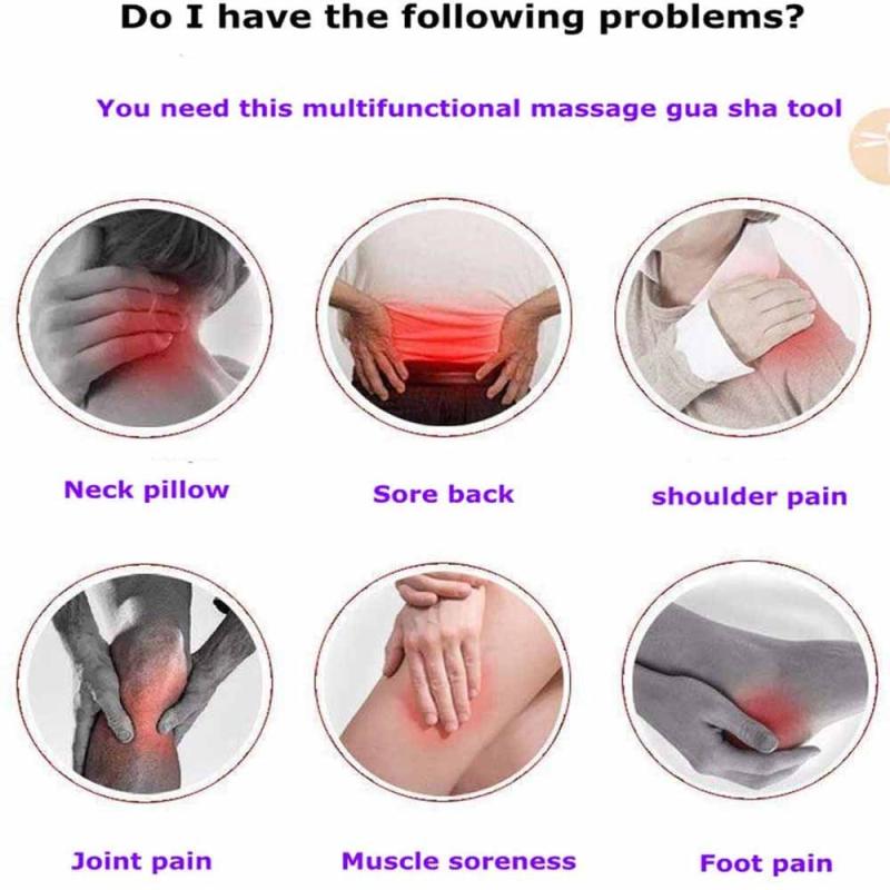 Wood Trigger Point Massage Gua Sha Tools for Lymphatic Drainage