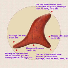 Wood Trigger Point Massage Gua Sha Tools for Lymphatic Drainage