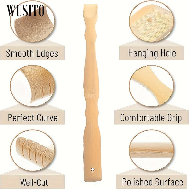 99cm Bamboo Back Scratcher Wooden Long Handle Gift for Men Women Kid