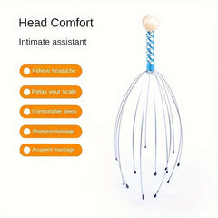 Octopus Head Massager Stainless Steel Claw Extractor