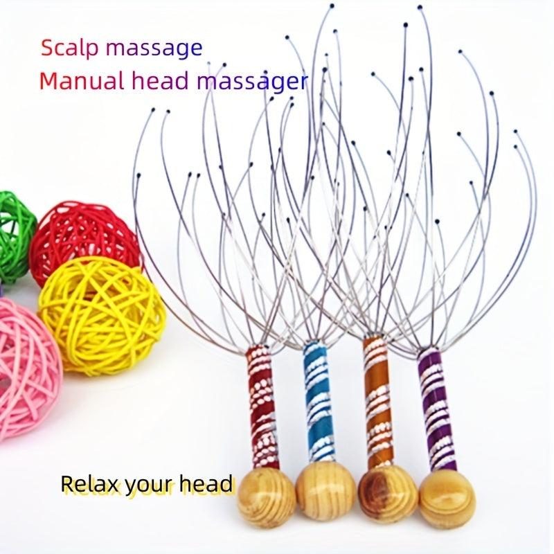 Octopus Head Massager Stainless Steel Claw Extractor