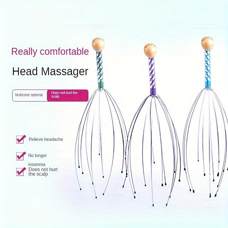Octopus Head Massager Stainless Steel Claw Extractor