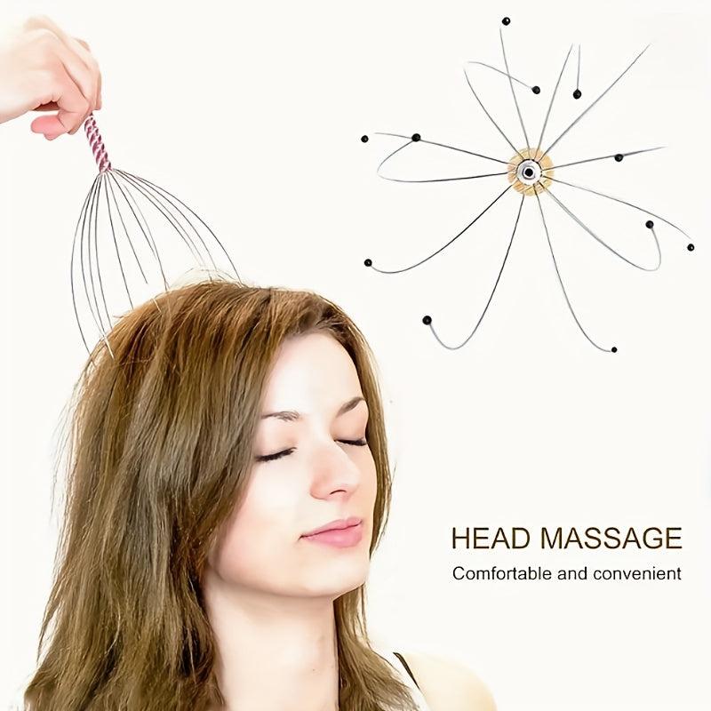 Octopus Head Massager Stainless Steel Claw Extractor