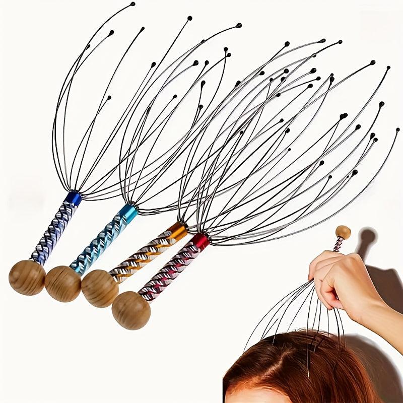 Octopus Head Massager Stainless Steel Claw Extractor