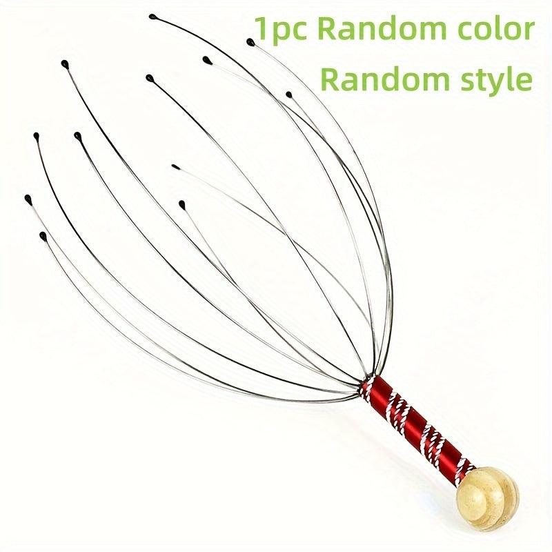 Octopus Head Massager Stainless Steel Claw Extractor