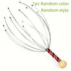 Octopus Head Massager Stainless Steel Claw Extractor