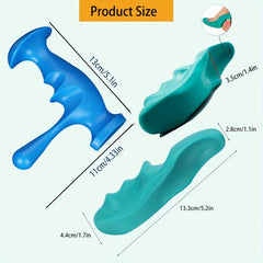 2pcs T-shaped Massager Thumb Finger Pressure Manual Massager Tools